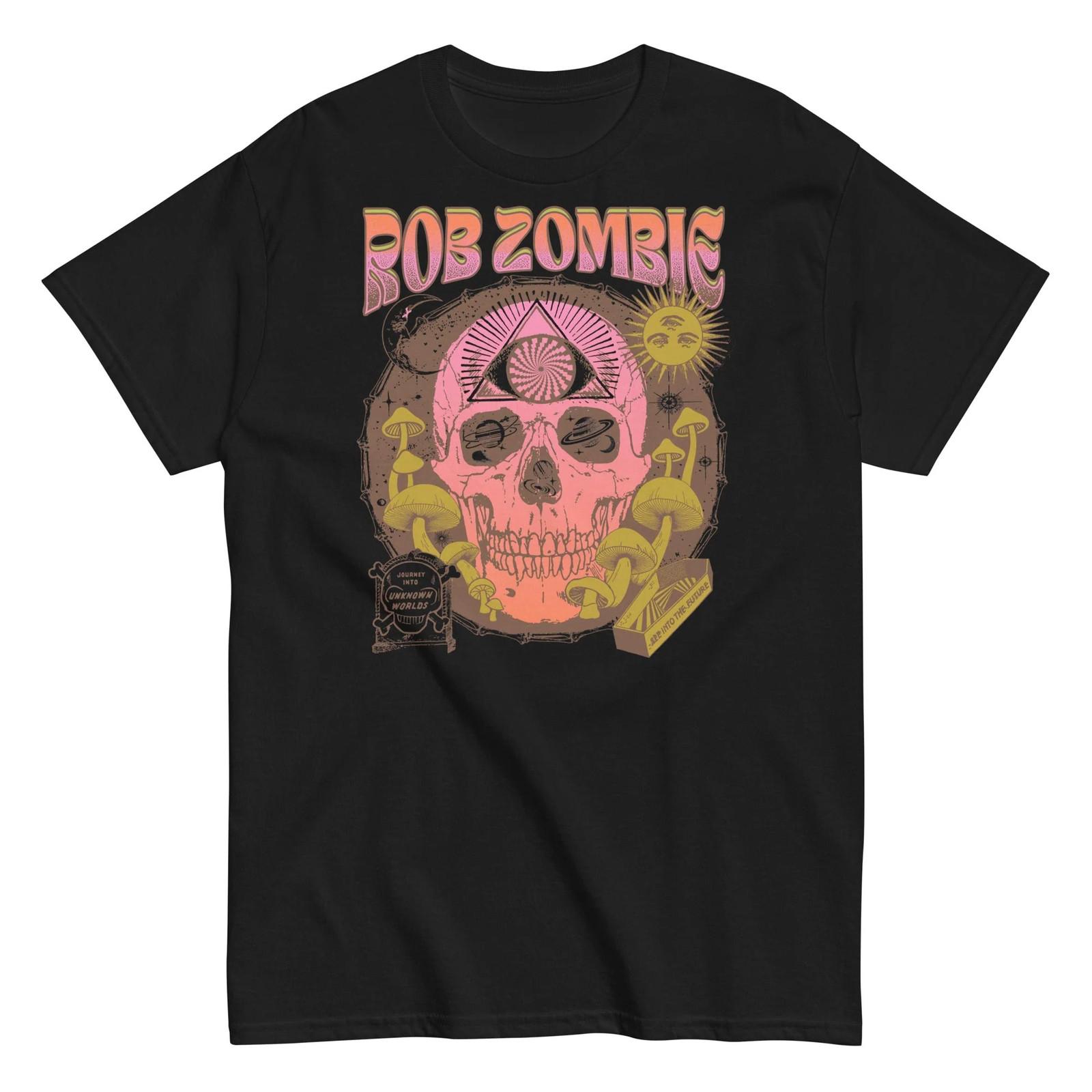 Rob Zombie - Hippie Skull T Shirt S