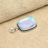 Rainbow Mystic Topaz Gemstone 925 Solid Silver Handmade Lovely Pendant Jewelry
