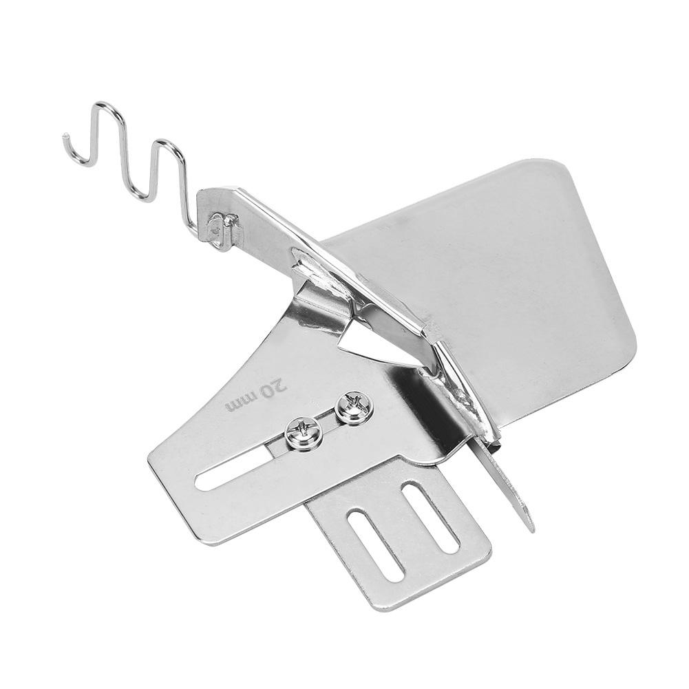 Double Fold Single 165 Angle Binder Flatcar Elastic Band Hemmer Folder Sewing Machine Accessories Inlet 20mm