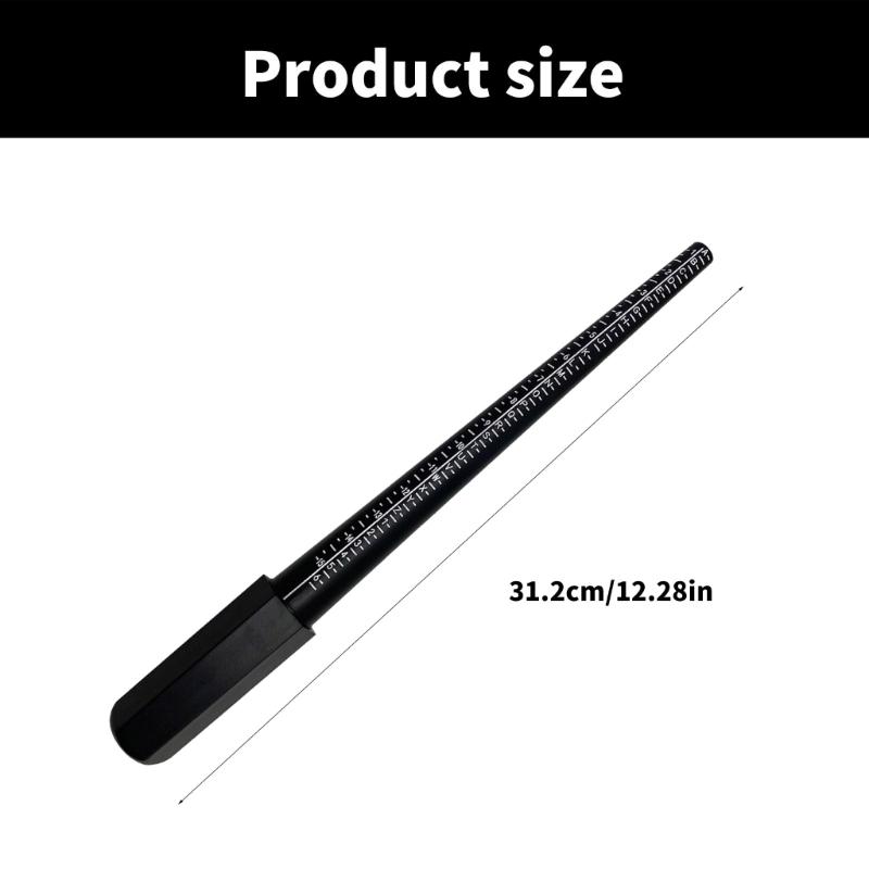 Mehrzweck-Kunststoffringe Größenmesser Einstellwerkzeug Dornensatz Schmuckherstellungswerkzeugsatz zum Anpassen von Ringen