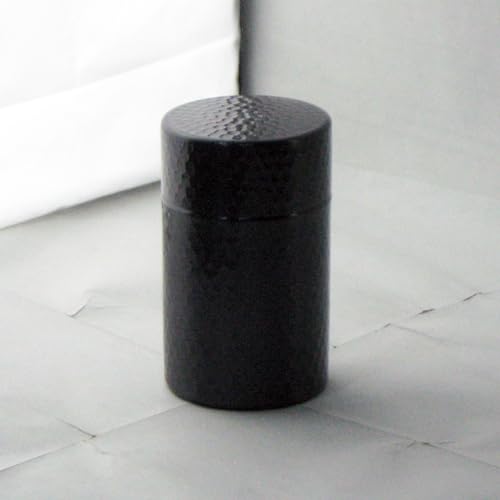 Nagao Pure Copper Tea Caddy Canister, Small, Diameter 6.5cm x Height 11cm, Boxed, SECCHU, Made in Japan