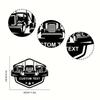 Vintage Retro Truck Metal Wall Art, Personalized Home Office Decor, Easy to Hang
