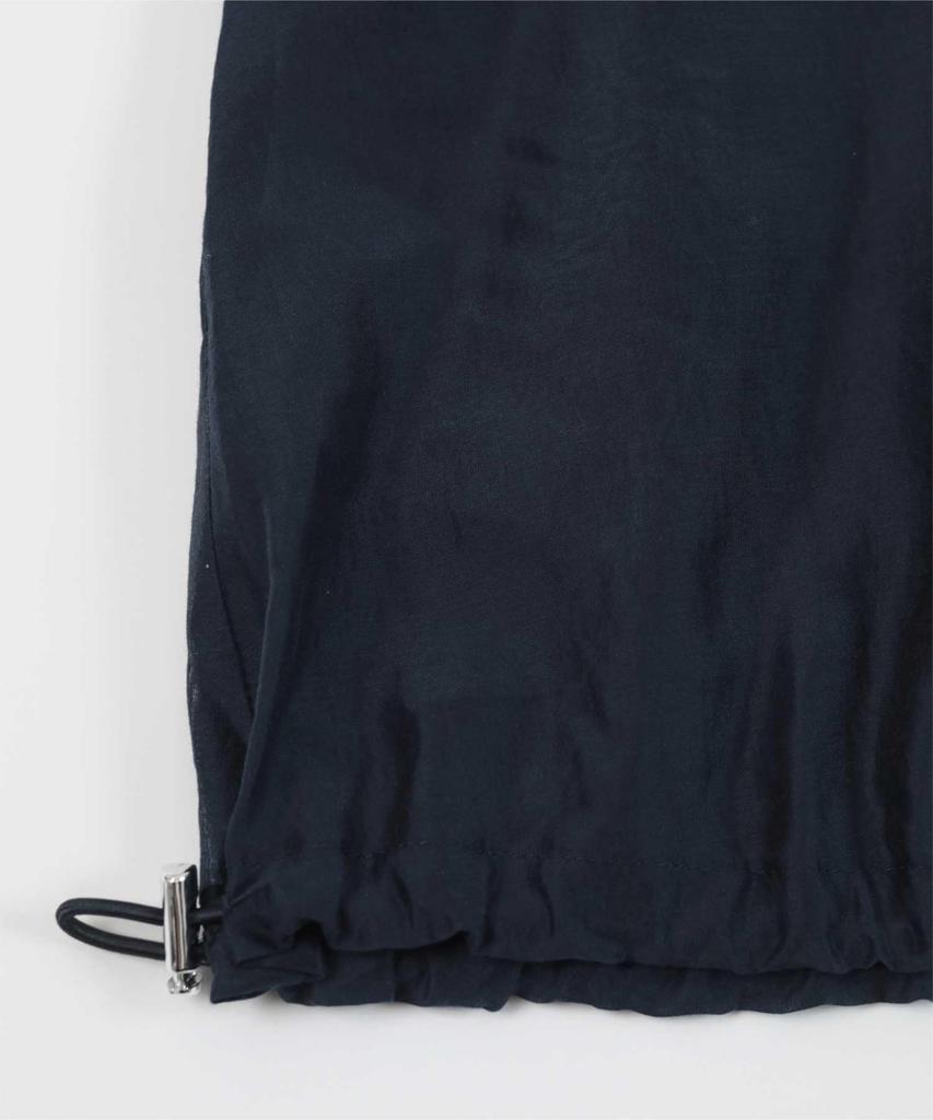 Ihre Kordelzug Transparente Blouson BDXN1767 S Schwarz