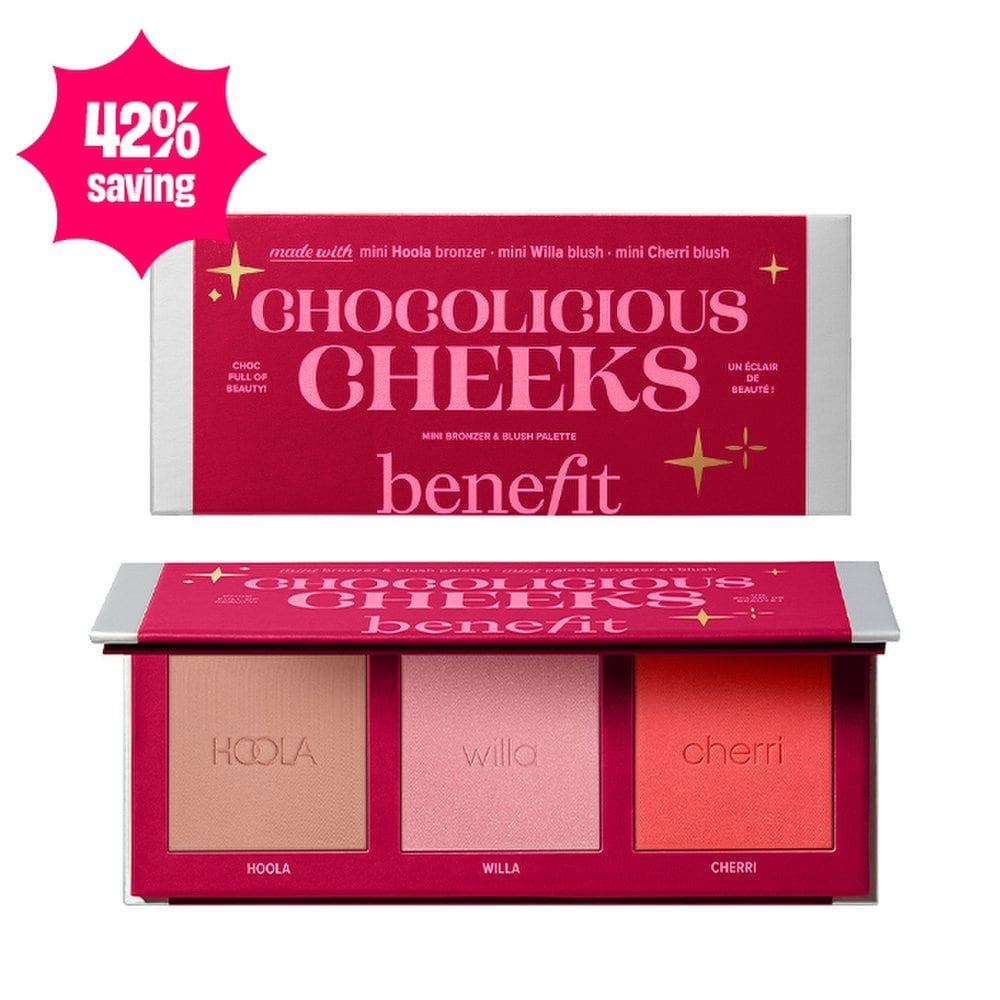 Benefit Chocolicious Cheek Willa 2.5g, Hula 2.5g, Cherry 2.5g