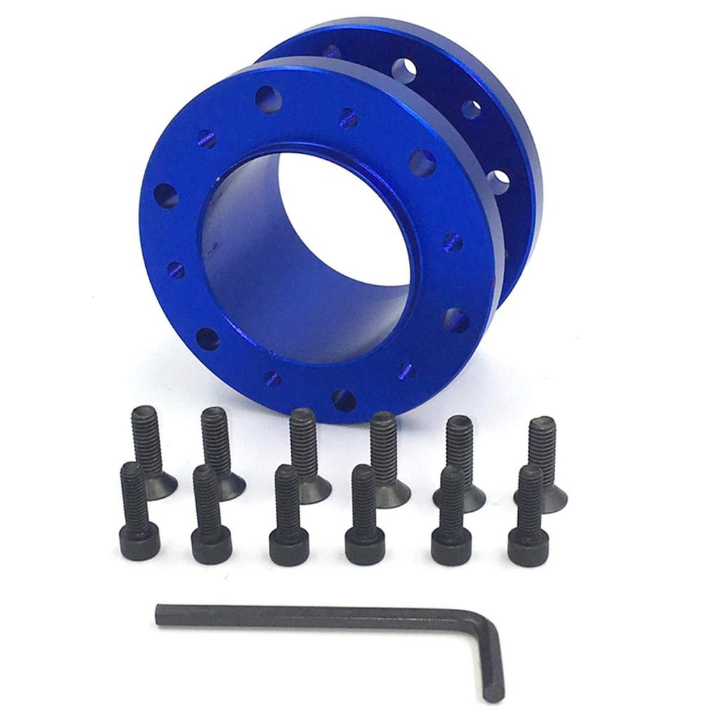 Steering Boss Spacer 2.0 inches (50 mm) BL Aluminum General Purpose Motorsport Drift Rally Zero Yon Circuit (Blue)