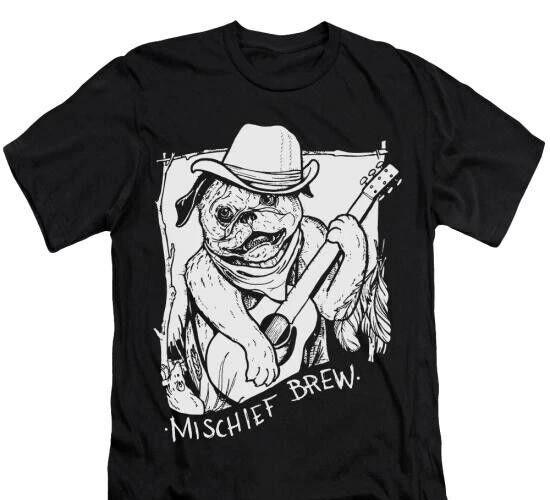 Mischief Brew T-Shirt, Music Band Merch Black Unisex T-shirt S-5XL Q4124 S