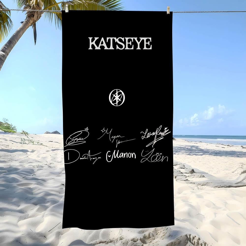 Band K-Katseyes Towel Beach Towel Oversized Super Absorbent Soft Swim Beachtowels For Men, Women