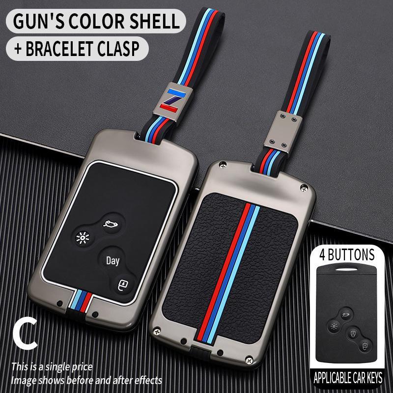 Metal Key Case for Dongfeng Renault Koleos, Kadjar, eNuo, Kolebin