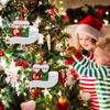 Family Members Name Xmas Hanging Ornament Xmas Snowman Hanging Pendant for Home