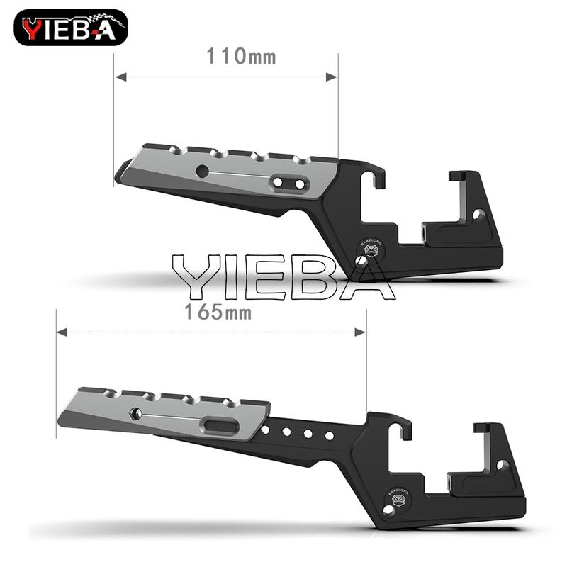 Front Passenger Footpegs Extensions For KTM EXC EXCF 125 150 200 250 300 350 400 450 500 -SX SXF XC XCF 125-500 2025 2017-2026