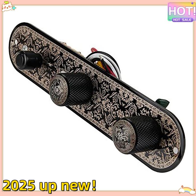 

Classy-3 Way Switch Loaded Guitar Control Plate For Telecaster Guitar Black чёрный