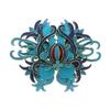 Chinese style court cloisonne point cui brooch retro temperament cheongsam coat brooch high-end accessories women
