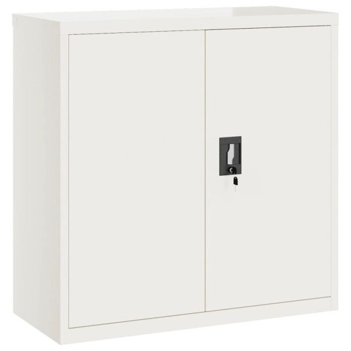VidaXL Classeur blanc 90x40x90 cm acier 339728