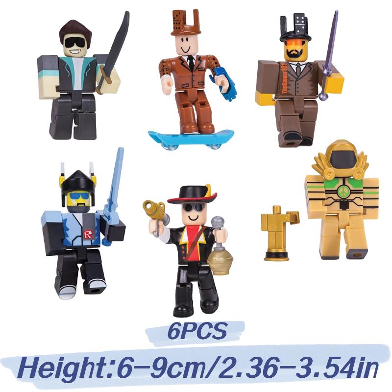 

Экшен Роблокс 6 шт. Набор фигурок Торт Ужасы Декор Подарки Детская Модель Коллекция Игрушка