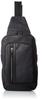 Cubic Core Body Synthetic Black Bag, Denim-Look Leather, 1701-1856,