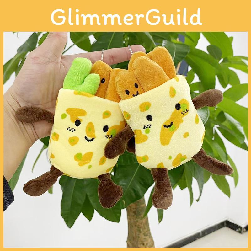 Guozi Jianbing Plush Keychain Cartoon Pendant Toys Bag Decoration Kids Gift