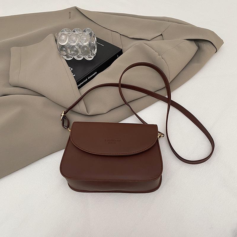 

Осенне-зимняя ретро-сумка женская 2025 года, модная простая фактура, сумка-мессенджер через плечо, квадратная сумка