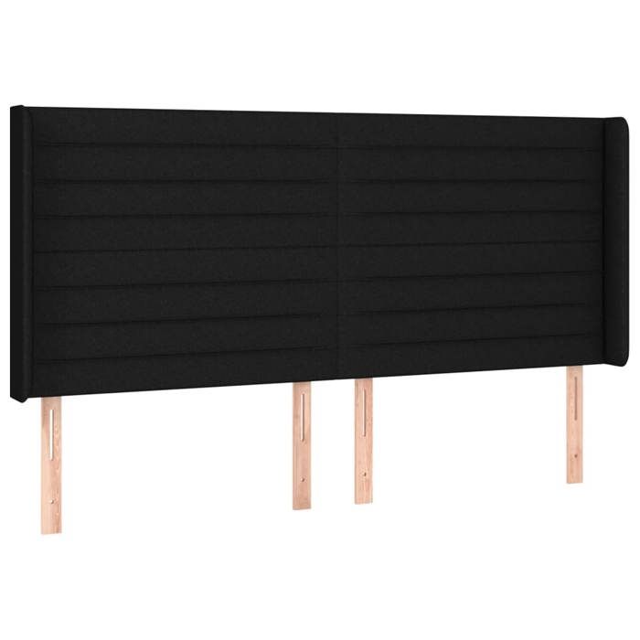 VidaXL LED Headboard Bedroom Furniture Double Bed Accessory Head of Bed Frame Interior Black 3124204