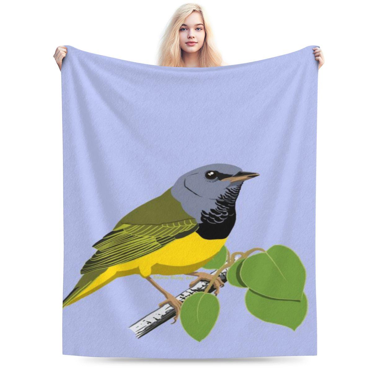 Mourning Warbler Custom Comfortable Gift An UltraSoft Micro Fleece Blanket 75x100cm 30x40in