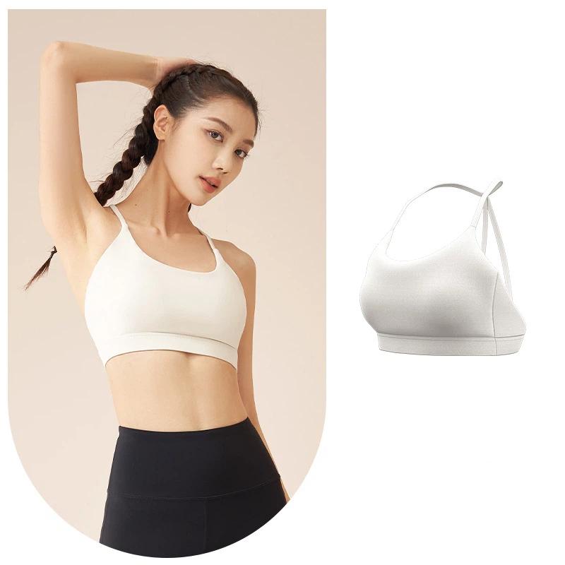 

Summer New Sports Bra Women High Elastic Halter Neck Yoga Bra Training Beautiful Back Fitness Camisole XXL