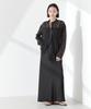 Nano Universe Band Collar Lace Shirt Be Paired with Other F 010 Black Women's (Can Items) 673-5120315