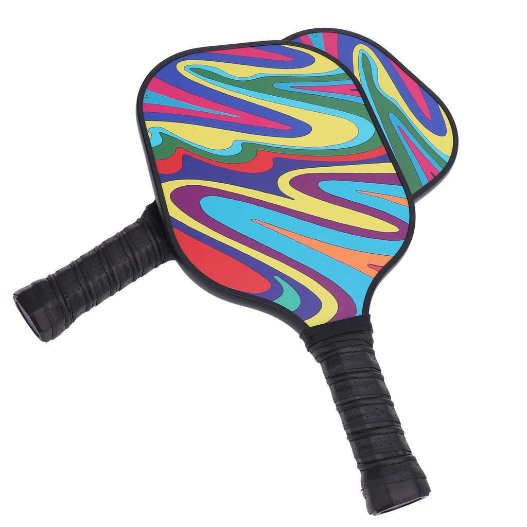 1 Pair Pickleball Paddle Fiberglass Enlarge Plate PVC Edging Beehive Pickleball Training Paddle for