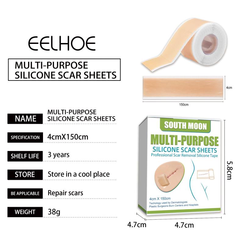 Silicone Sheets Gel Patch Self-Adhesive Cover Tape Reusable And Effective Skin Care Strips Waterproof Breathable