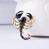 Fashion Vintage Metal Scorpion Shaped Brooches For Women Men Gothic Exquisite Lovely Insect Animal Scorpion Lapel Pins Jewelry