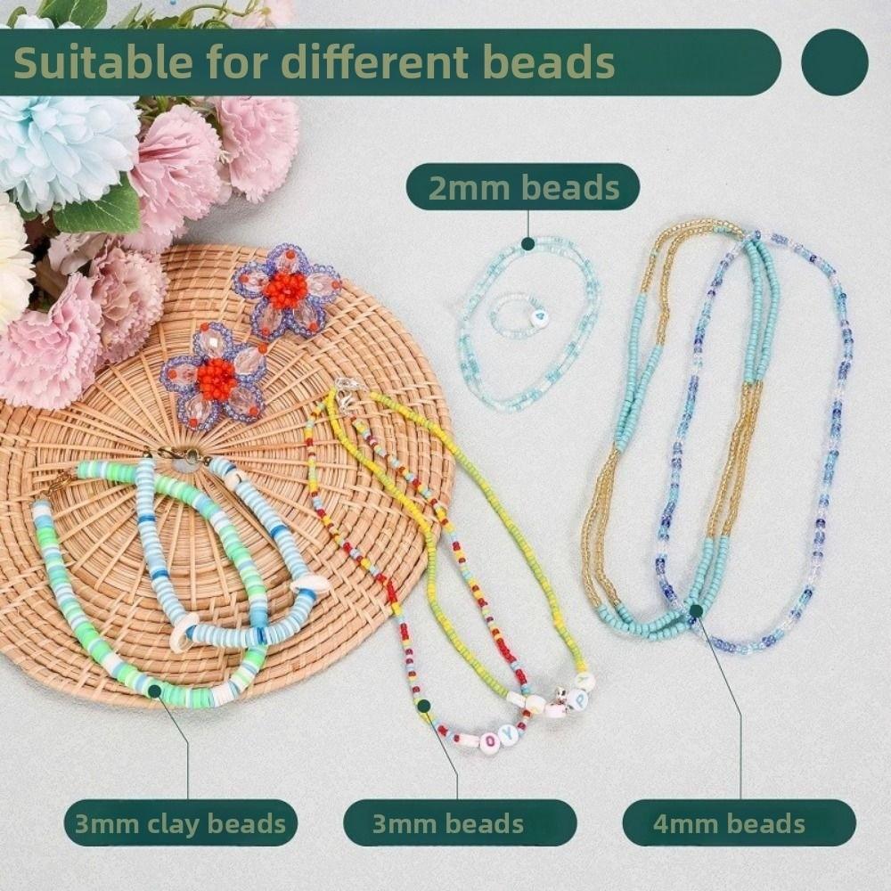 Easy Rotation Wooden Bead Spinner Solid Wood Bead Stringing Tool Making Necklaces