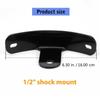 Steel Motorcycle Support Black Motorcycle Cured Vertical Side Mount Licese Plate Holder Bracket
