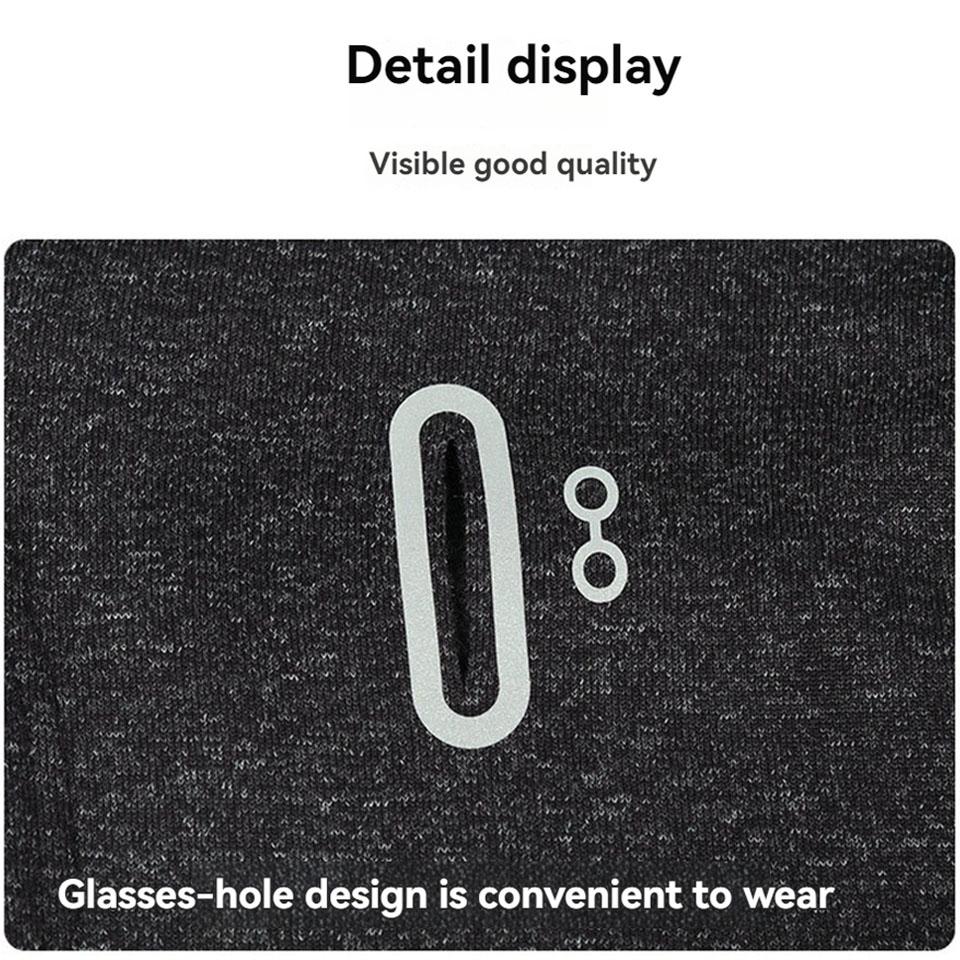 Getinfit Radfahren Warme Kopfbedeckung Outdoor Gesichtsschutz Schal Motorrad Fleece Mütze Vollgesichts Winddichte Kälteschutzmaske Männer Frauen