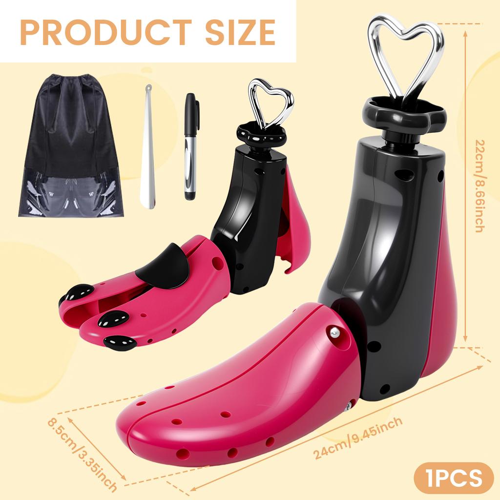 Shoe Stretcher Adjustable Universal Sneaker Shoe Boot Widener Stretcher 4 Way Shoe Widener Expander for Footwear Shaping
