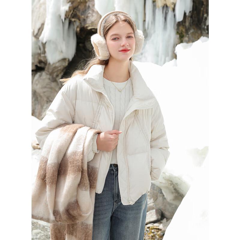 

Женский короткий пуховик Sancai со стойкой XL