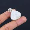 Rainbow Moonstone Stone Bezel Unique Trendy Wife Pendant Jewelry Sterling Silver