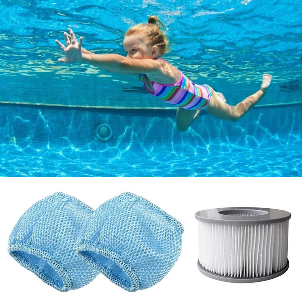 Swimming Pool Mesh Strainer Hot Tub Spa Cartridges Protective Net swimming pool filter mesh bag Swimming Pool Accessories