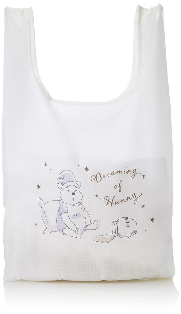 Disney Winnie the Pooh Character Eco My Market Eco Tote Shopping Snooze Bag, Bag, Shopper, Bag, Bag, Foldable, Lightweight, Compact, Bag, Women's,