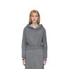 Adidas Originals CROP HOODIE ACID WASH Sweatshirt Women's Gray IW5492