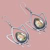 Lemon Topaz Gemstone Mother's Day Jewelry Pendant Earring Set