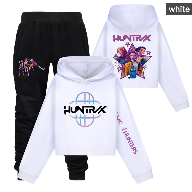 

Clothing Sets Kids Unisex Girls Half-waist Short Single Double-sleeved Printed Casual Suit 170cm