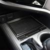 Carbon Fiber Center Console Storage Box Cover Trim Decal For Toyota Camry 18-19