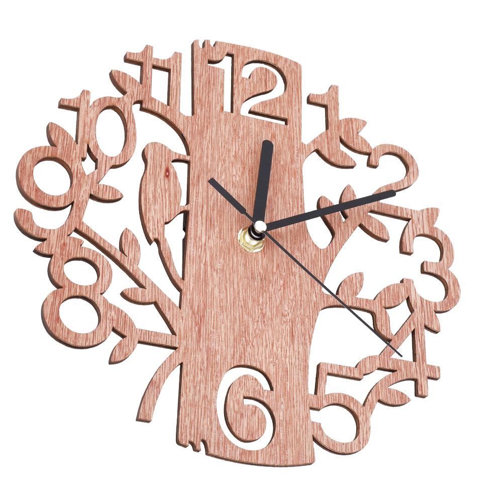 Modern Round Wall Clock 3D Wall Clock Sticker Hanging Wall Watch Home Room Office Decor (#1)