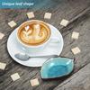 2 pcs Ceramic Leaf Spoon Rest Ice Crack Finish Kitchen Utensil Holder For Coffee Station Cooking Spoon Rest Stove Organizer