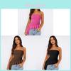 Y2k Slim Fit Sexy Bare Shoulder Top With Tassels For Summer Party