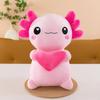 Morbido Peluche Axolotl in 4 Colori Dinosauro Esagonale Peluche Animale Regalo Carino Per Coppie