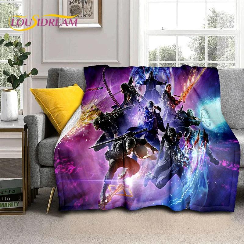 3D D-Devil May Cry DMC Game Cartoon Soft Flannel Blanket for Beds Bedroom Sofa Picnic,Throw Blanket for Outdoor Leisure Nap Gift