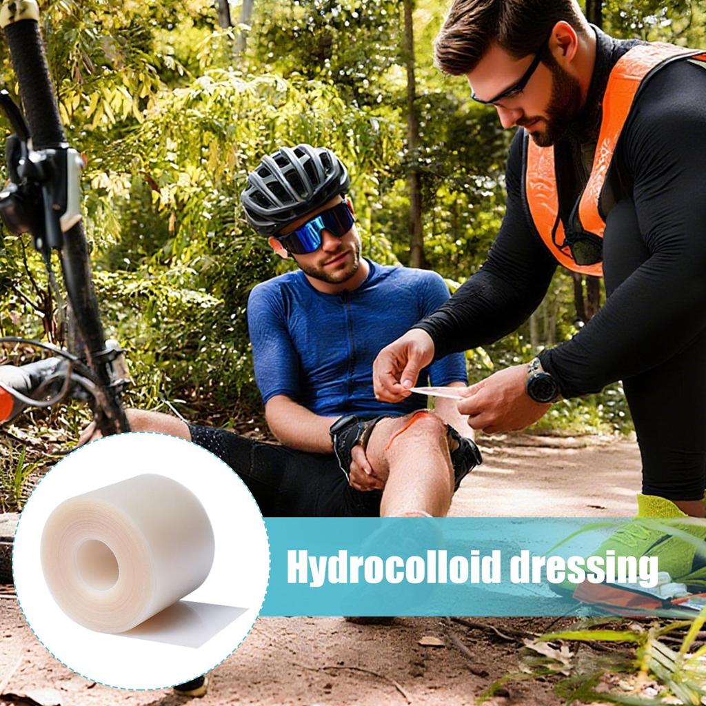5cmx1.5m Hydrocolloid Roll For Wound Care Hydrocolloid Patch Bandages With Self-Adhesive, Bed Sore Bandages, Highly Absorbent