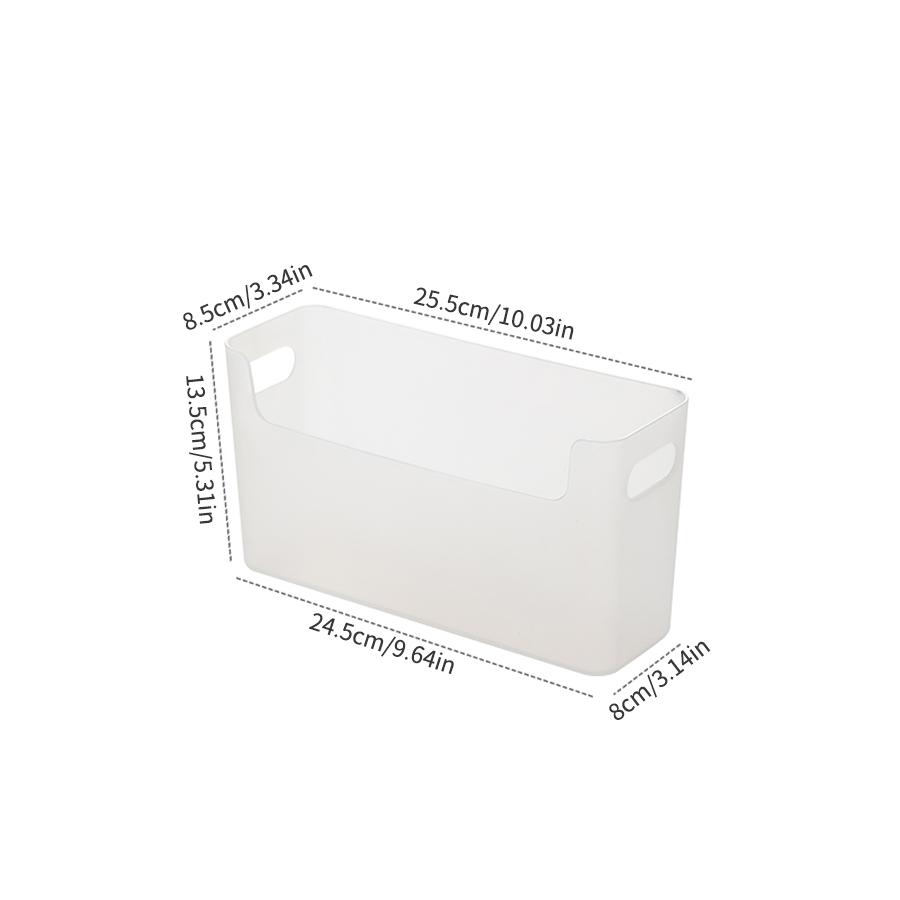 Cabinet Desktop Organizer Plastic Storage Box Multifunctional Seasoning Jar Tableware Storage Case Kitchen Storage Organization