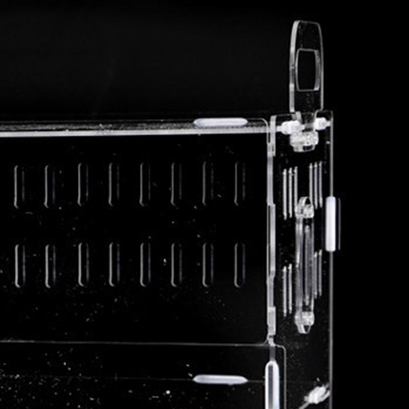 Akrylátová klec pro křečky Dvouvrstvý prodyšný průhledný domeček pro křečky pro cukrový kluzák pro morče