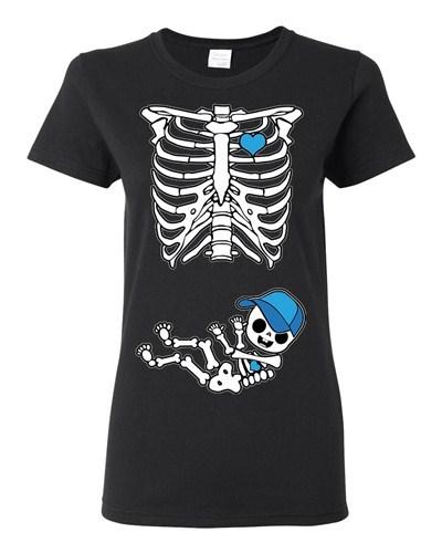 Boy Cap Baby Skeleton Baseball Cap Blue Ladies DT T-Shirt Tee Unisex T-Shirt XXXXL