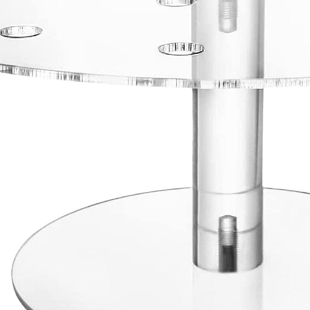 Kuchenständer Ausstellungsständer 16 Löcher Acryl-Organizer Eiswaffelhalter Desserthalter für Küche Fotografie Requisite Zuhause